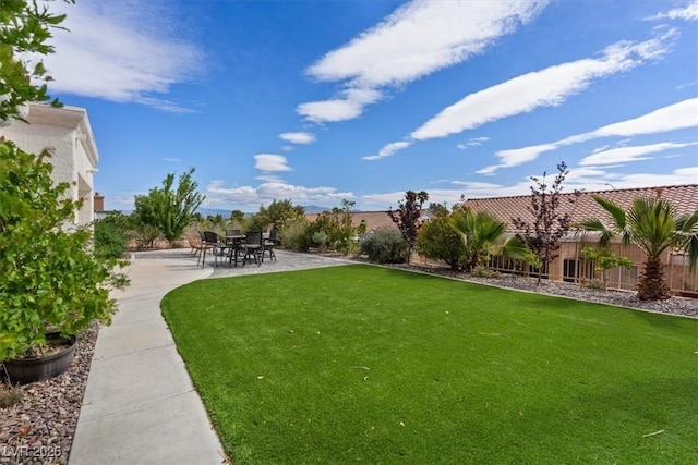 3024 Lotus Hill Dr, Las Vegas, NV 89134 - view of yard with a patio area
