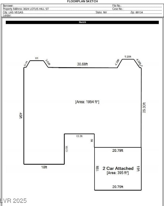 3024 Lotus Hill Dr, Las Vegas, NV 89134 - property floor plan