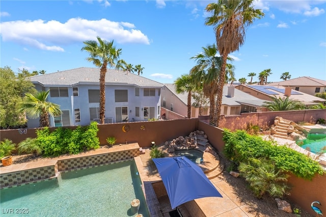 7526 Gossamer Wind St, Las Vegas, NV 89139 - view of swimming pool featuring a fenced backyard