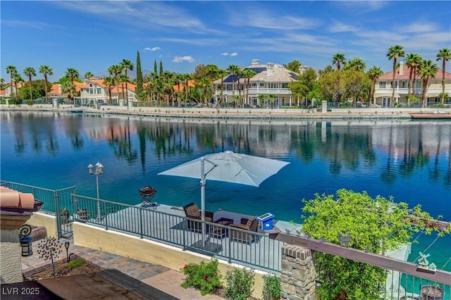 2708 Port Of Call Dr, Las Vegas, NV 89128 - water view with nearby suburban area