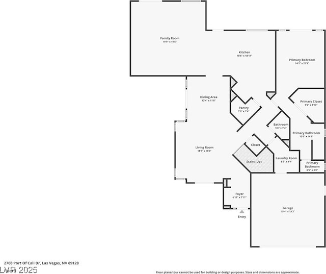 2708 Port Of Call Dr, Las Vegas, NV 89128 - floor plan / room layout