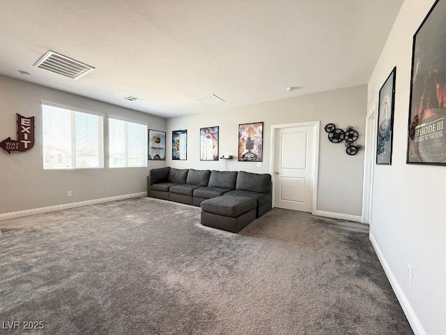 4630 Adonis Blue St, North Las Vegas, NV 89031 - carpeted living room with baseboards