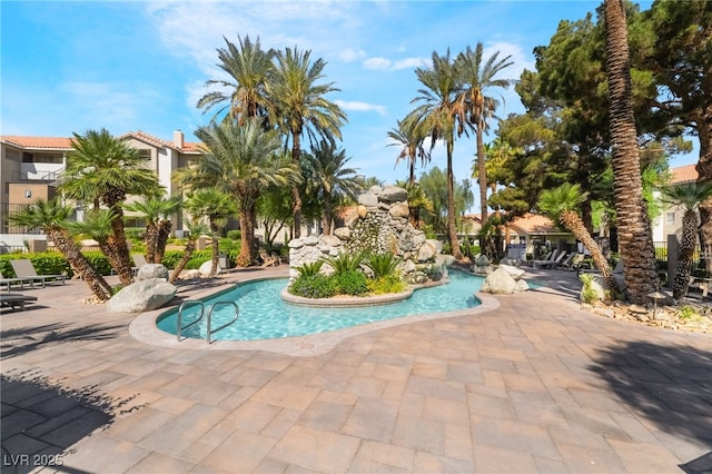 view of pool