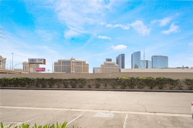 exterior space featuring a city view