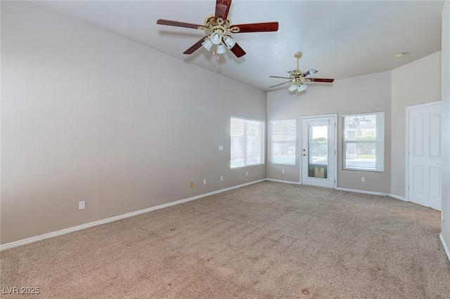 3684 Mooncrest Cir, Las Vegas, NV 89129 - empty room with carpet floors and ceiling fan