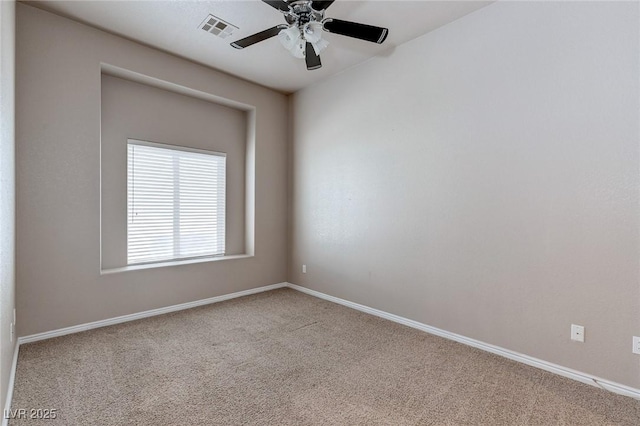 3684 Mooncrest Cir, Las Vegas, NV 89129 - spare room with carpet flooring and ceiling fan