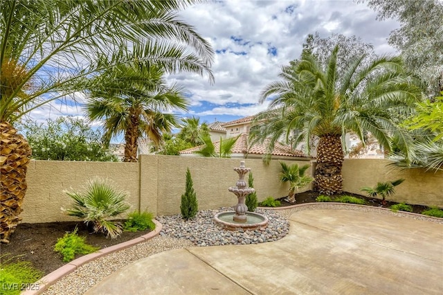 9966 Mystic Moss St, Las Vegas, NV 89183 - view of patio / terrace with a fenced backyard