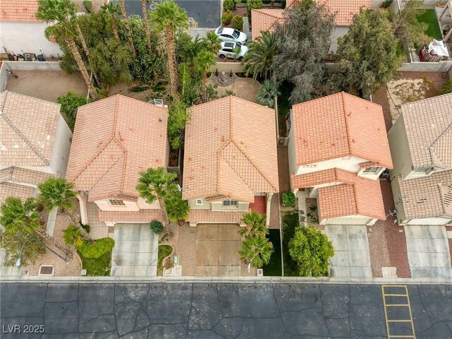 9966 Mystic Moss St, Las Vegas, NV 89183 - bird's eye view with a residential view
