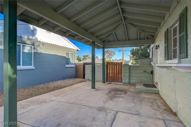 709 New Mexico St, Boulder City, NV 89005 - view of patio featuring a gate and fence