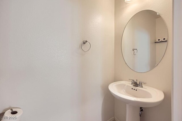 bathroom with a sink