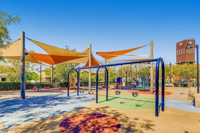 view of communal playground