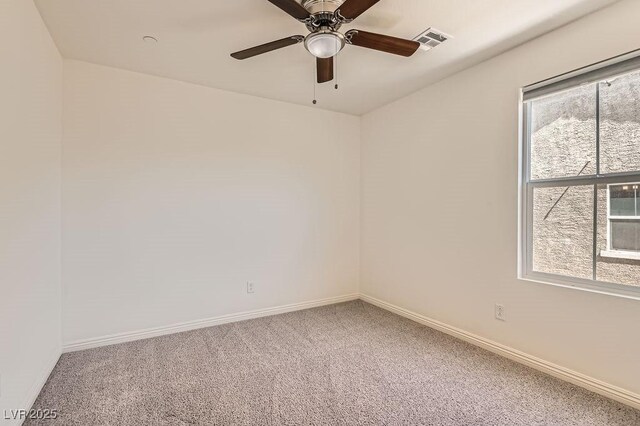 2862 Starling Summit St, Henderson, NV 89044 - empty room featuring carpet, baseboards, and a ceiling fan