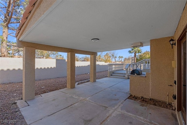 8232 Ocean Terrace Way, Las Vegas, NV 89128 - view of patio with a fenced backyard