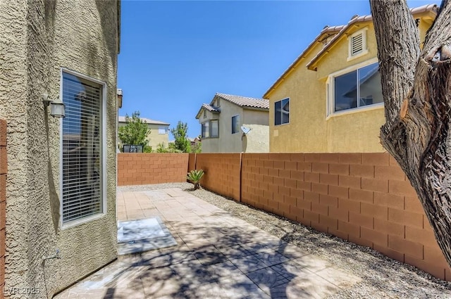 view of patio / terrace featuring a fenced backyard