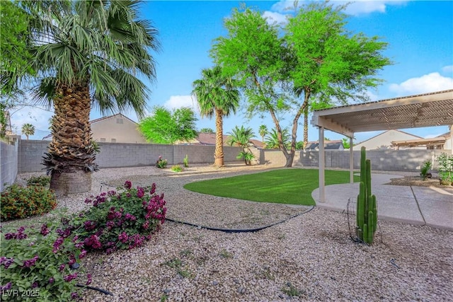 2514 Tropical Sands Ave, North Las Vegas, NV 89031 - view of yard with a patio and a fenced backyard