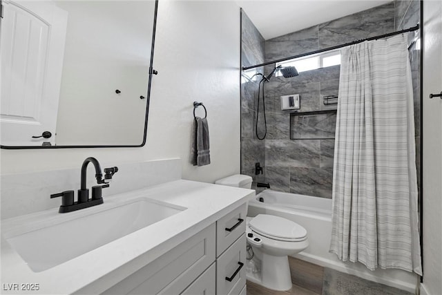 3660 Stirrup, Pahrump, NV 89048 - bathroom with shower / tub combo, toilet, and vanity