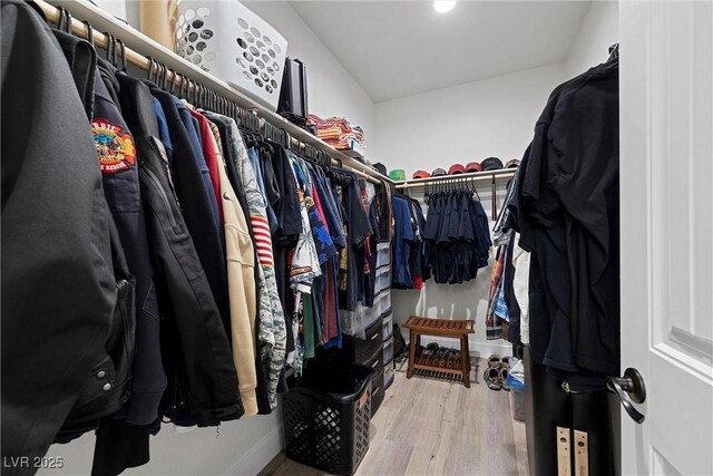 3660 Stirrup, Pahrump, NV 89048 - walk in closet with wood finished floors