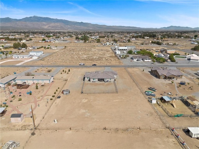 3660 Stirrup, Pahrump, NV 89048 - birds eye view of property featuring a mountain view