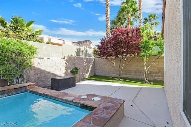 2132 Twin Falls Dr, Henderson, NV 89044 - view of swimming pool featuring a fenced backyard and a patio area