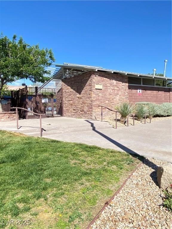 10349 Mystic Pine Rd, Las Vegas, NV 89135 - view of yard featuring a patio