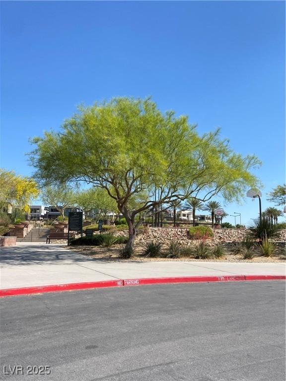 10349 Mystic Pine Rd, Las Vegas, NV 89135 - view of asphalt street featuring curbs and sidewalks