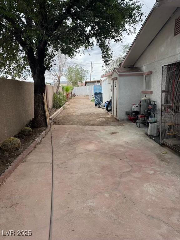 4834 E Van Buren Ave, Las Vegas, NV 89110 - view of concrete road