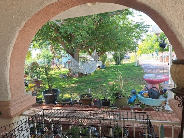 4834 E Van Buren Ave, Las Vegas, NV 89110 - view of grassy yard