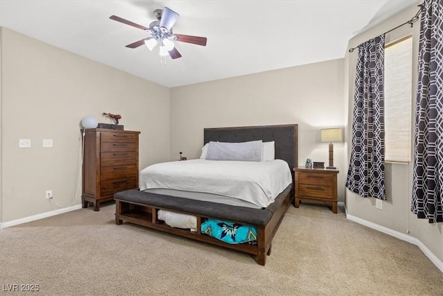 8140 Redbud Vine St, North Las Vegas, NV 89085 - bedroom with baseboards, a ceiling fan, and carpet