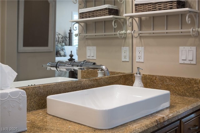 interior details featuring a sink