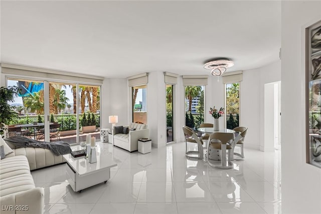 2857 Paradise Rd Unit 305, Las Vegas, NV 89109 - living area featuring light tile patterned floors
