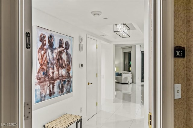 2857 Paradise Rd Unit 305, Las Vegas, NV 89109 - hall with tile patterned floors