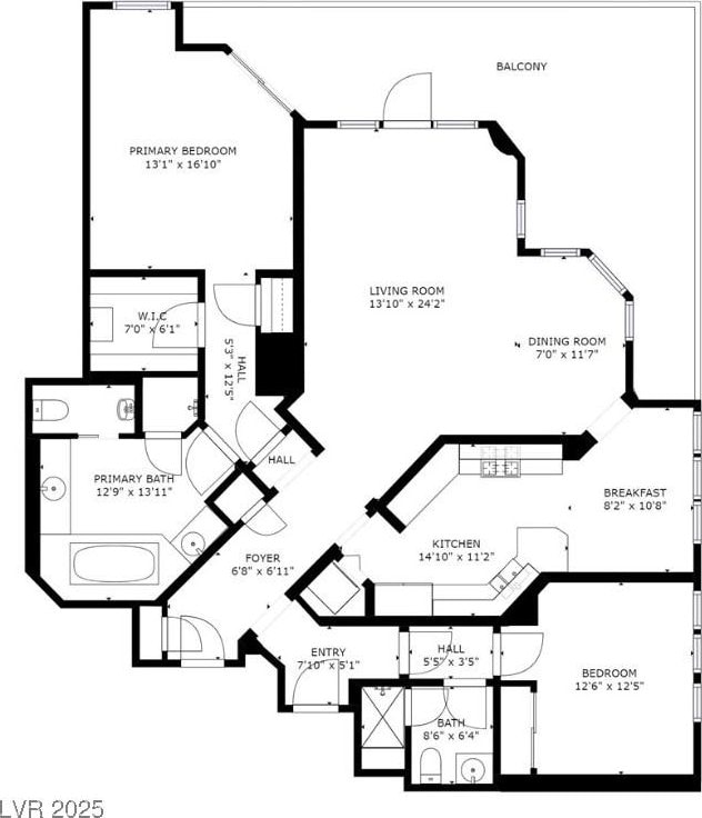 2857 Paradise Rd Unit 305, Las Vegas, NV 89109 - room layout