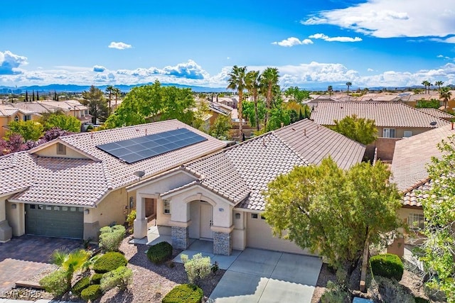 10657 Sapphire Vista Ave, Las Vegas, NV 89144 - birds eye view of property featuring a residential view
