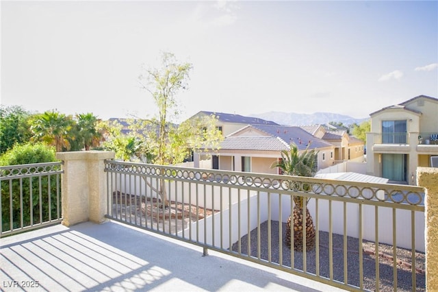 3652 Remington Grove Ave, North Las Vegas, NV 89081 - balcony with a mountain view and a residential view
