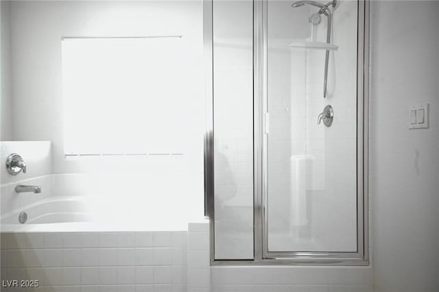 3652 Remington Grove Ave, North Las Vegas, NV 89081 - full bathroom featuring a garden tub and a shower stall