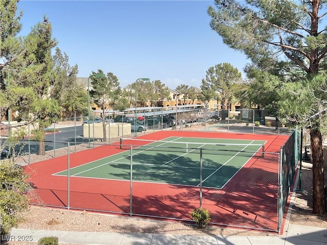 8070 W Russell Rd Unit 2070, Las Vegas, NV 89113 - view of tennis court with fence