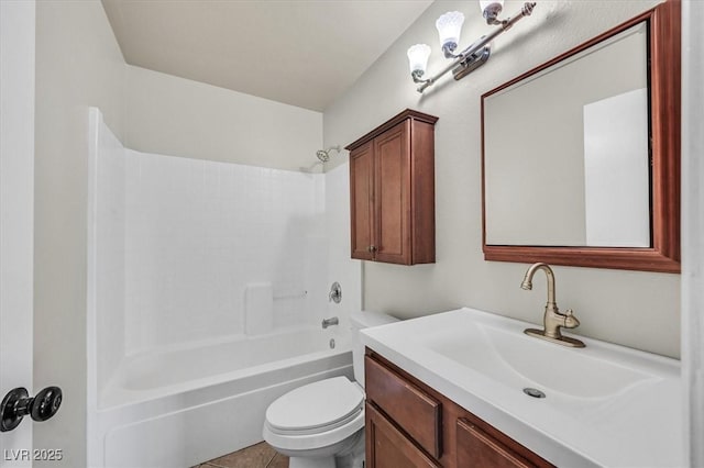 2805 El Cubano Ct, North Las Vegas, NV 89030 - full bathroom with toilet, tub / shower combination, and vanity