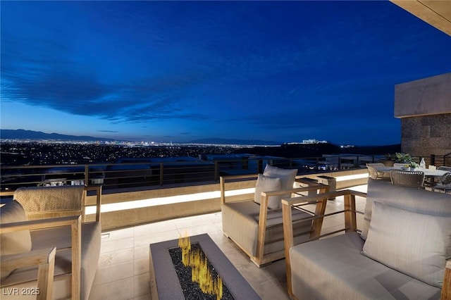 811 Magnum Cliff Ct, Henderson, NV 89012 - view of patio / terrace with outdoor dining space and a balcony