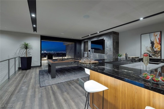 811 Magnum Cliff Ct, Henderson, NV 89012 - bar with wood finished floors