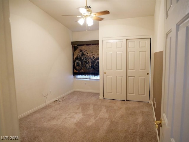 6508 Alpine Forest Ct, Las Vegas, NV 89149 - unfurnished bedroom with carpet flooring, baseboards, and a ceiling fan