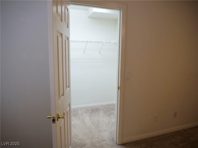 6508 Alpine Forest Ct, Las Vegas, NV 89149 - hallway featuring carpet floors and baseboards