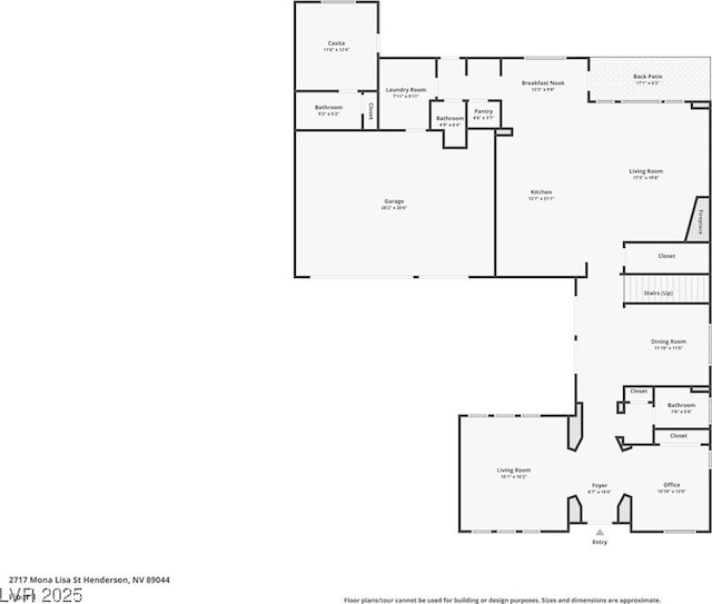 2717 Mona Lisa St, Henderson, NV 89044 - home floor plan