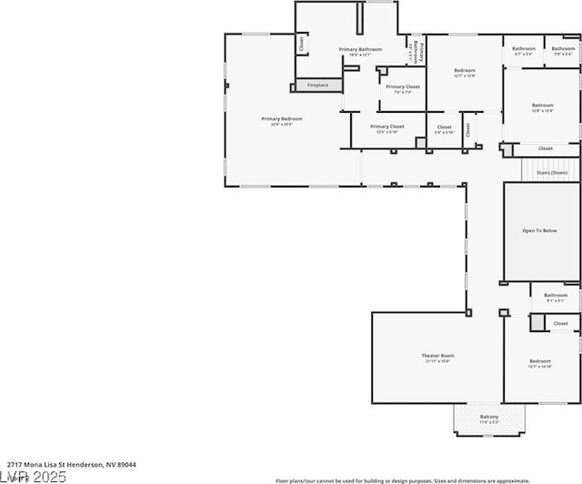 2717 Mona Lisa St, Henderson, NV 89044 - floor plan / room layout