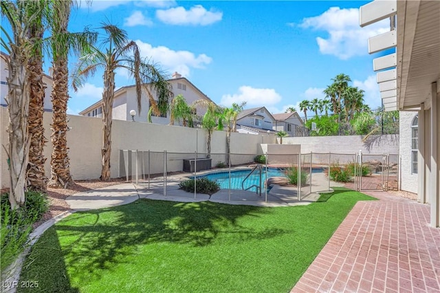 2595 Aviv Ct, Las Vegas, NV 89121 - view of pool featuring a fenced backyard and a patio