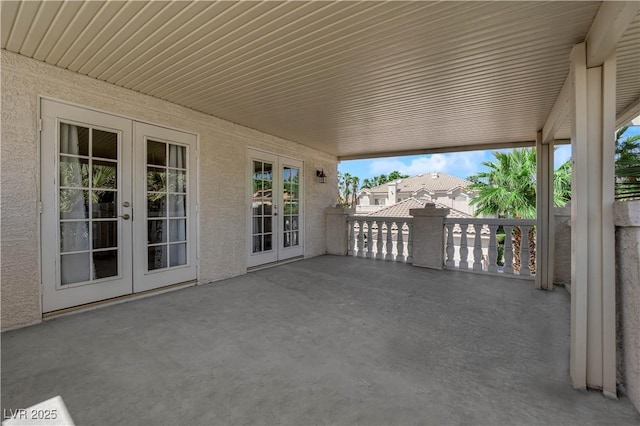 2595 Aviv Ct, Las Vegas, NV 89121 - view of patio featuring french doors