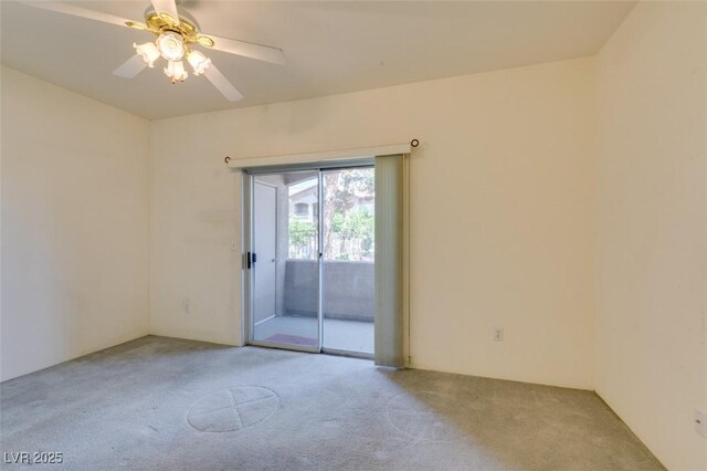 5751 E Hacienda Ave Unit 105, Las Vegas, NV 89122 - empty room featuring carpet floors and ceiling fan