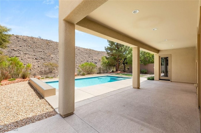 17 Morninglow Pass, Henderson, NV 89052 - view of pool featuring a fenced backyard, a patio area, and a fenced in pool