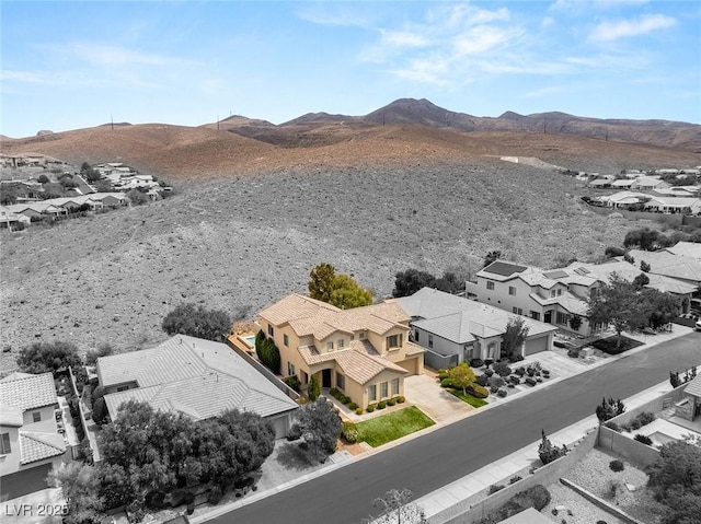 17 Morninglow Pass, Henderson, NV 89052 - drone / aerial view with a mountain view and a residential view