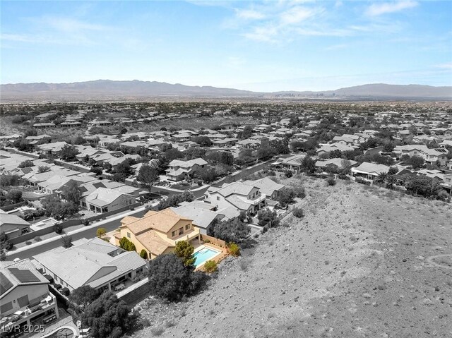 17 Morninglow Pass, Henderson, NV 89052 - birds eye view of property featuring a mountain view and a residential view