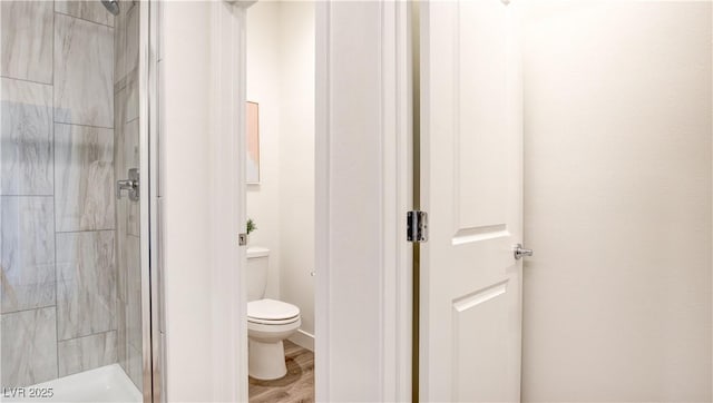 1187 Blossom Point St Unit 36, Las Vegas, NV 89135 - full bathroom with a stall shower and wood finished floors
